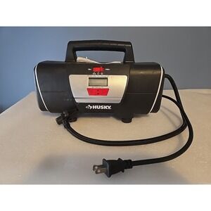 Husky 12v + 120v Dual Volt Electric Auto and Home Digital Inflator 12/120 Corded